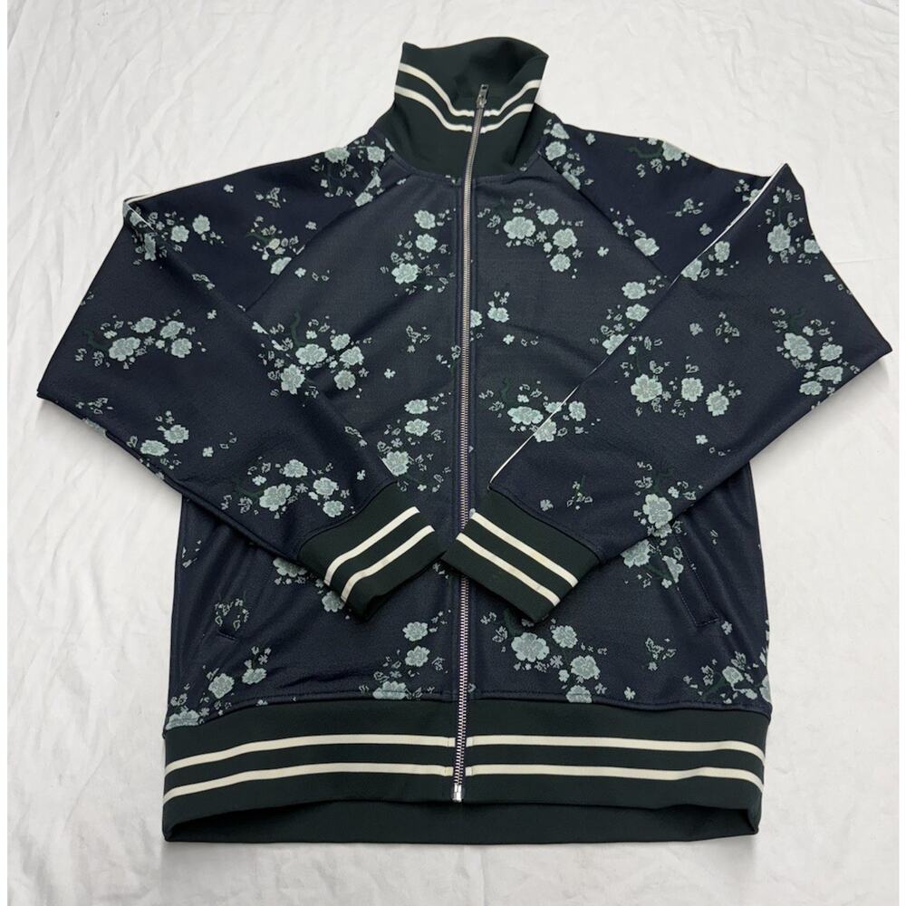 Kenzo Paris women’s Jacket full zipper all over print Women Size Small Navy